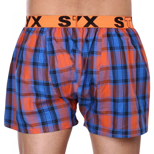 5PACK pánske trenky Styx športová guma viacfarebné (5B0951647) S, trenírky