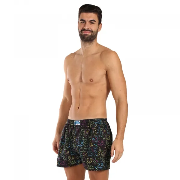 3PACK pánske trenky Styx art klasická guma viacfarebné (3A18023) S, trenírky