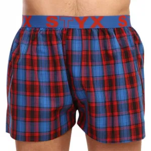 5PACK pánske trenky Styx športová guma viacfarebné (5B0951647) S, trenírky