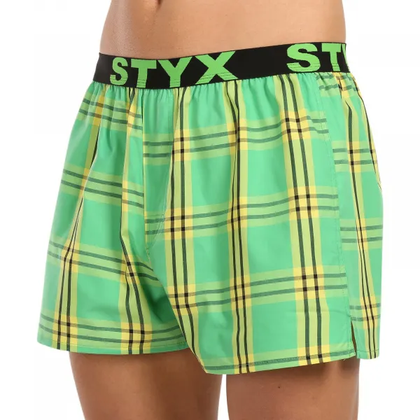 5PACK pánske trenky Styx športová guma viacfarebné (5B0888001) M, trenírky