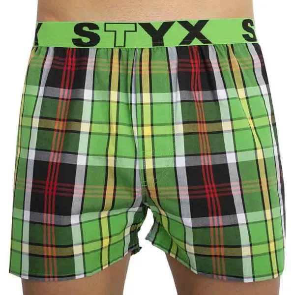 5PACK pánske trenky Styx športová guma viacfarebné (5B0102784) M, trenírky