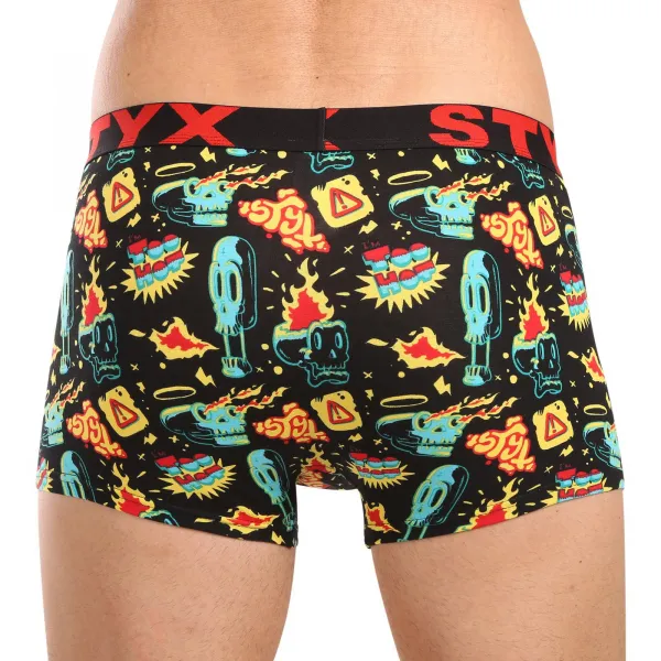 Pánske boxerky Styx art športová guma nadrozmer toohot (R1458) 4XL, trenky