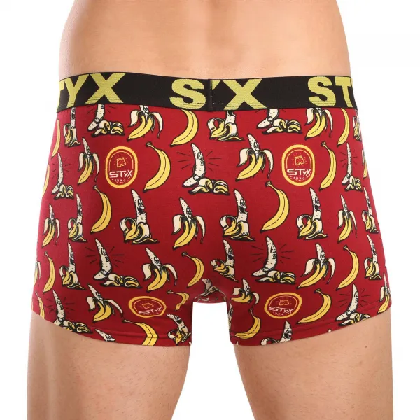 Pánske boxerky Styx art športová guma nadrozmer banány (R1359) 3XL, trenky