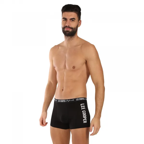 7PACK pánske boxerky Lee Cooper čierné (PO41014) M, trenky