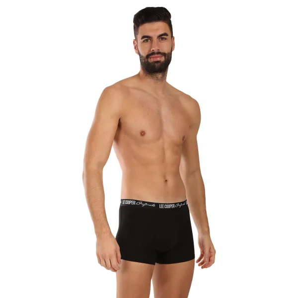 7PACK pánske boxerky Lee Cooper čierné (PO41014) M, trenky