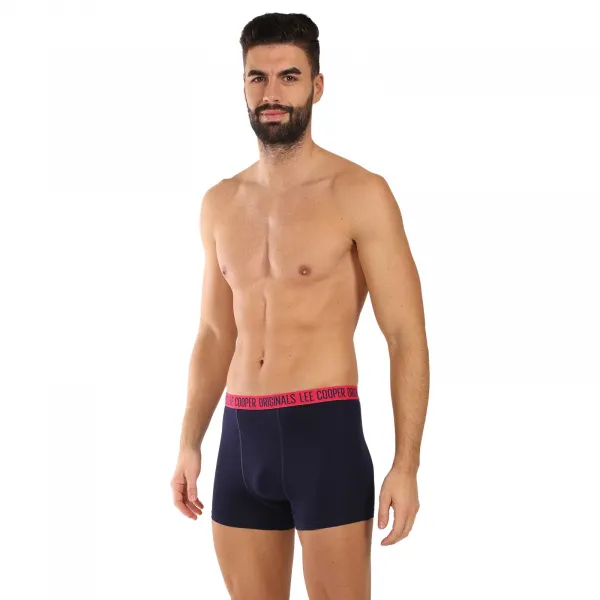 7PACK pánske boxerky Lee Cooper tmavo modré (PO41016) M, trenky
