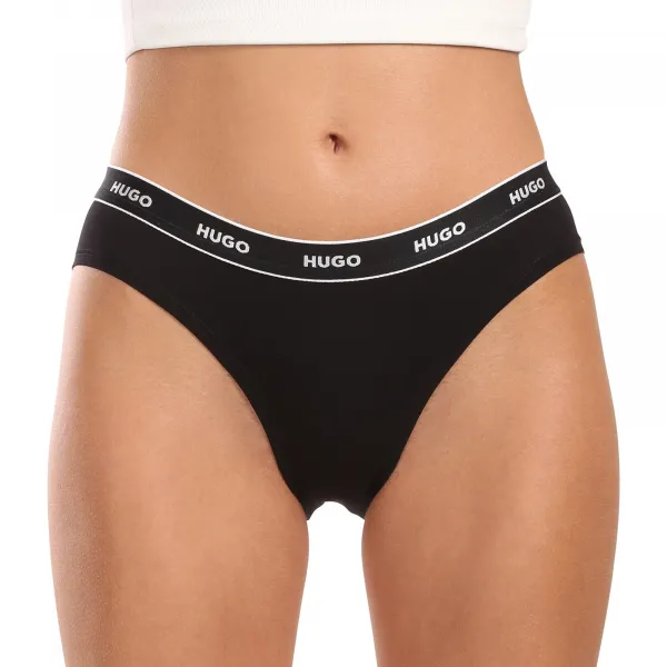 3PACK dámske nohavičky HUGO viacfarebné (50480157 968) S