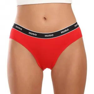 3PACK dámske nohavičky HUGO viacfarebné (50480157 968) S
