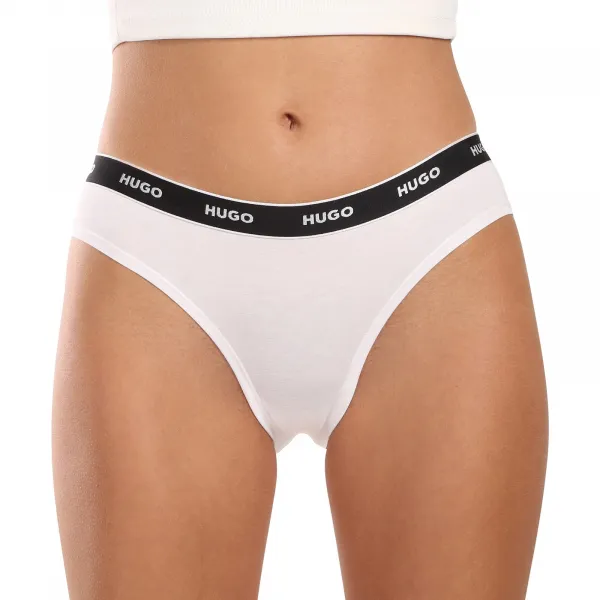 3PACK dámske nohavičky HUGO viacfarebné (50480157 968) S