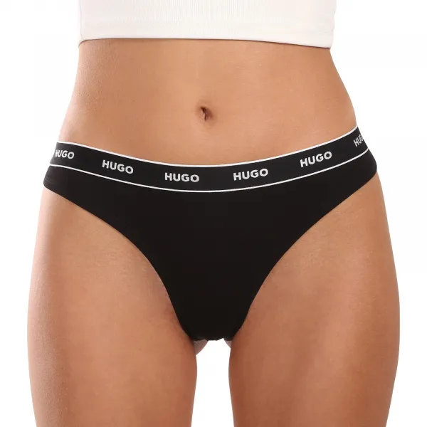 3PACK dámske tangá HUGO viacferbná (50495870 520) M
