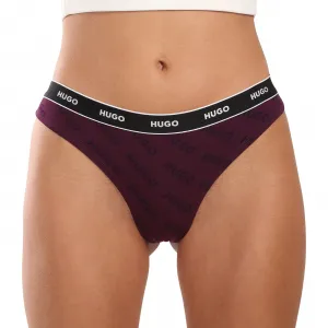 3PACK dámske tangá HUGO viacferbná (50495870 520) M