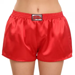 3PACK dámske trenky Styx klasická guma saténové viacfarebné (3L06352) M, trenírky