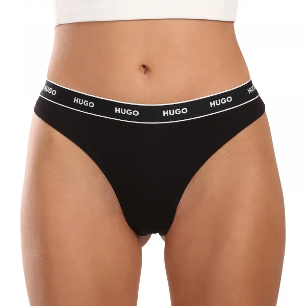 3PACK dámske tangá HUGO viacferbná (50495870 520) M