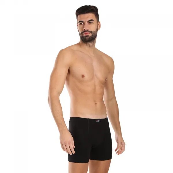 Pánske boxerky Gino čierné (74165) M, trenky