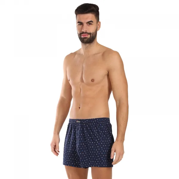 Pánske trenky Gino modré (75190-DCMDxA) M, trenírky