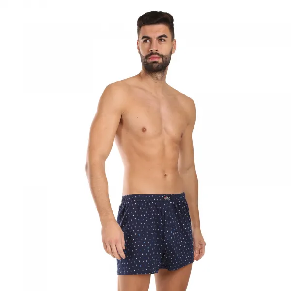 Pánske trenky Gino modré (75190-DCMDxA) M, trenírky