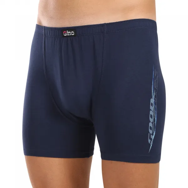 Pánske boxerky Gino modre (74165) M, trenky