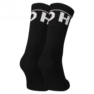 2PACK ponožky HUGO vysoké čierne (50510647 001) M