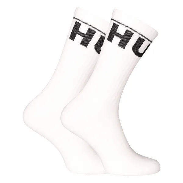 2PACK ponožky Hugo vysoké bielé (50510647 100) M