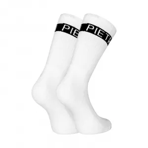 3PACK ponožky Pietro Filipi športové vysoké bielé (3POB1) M