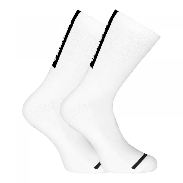 3PACK ponožky Nedeto športové vysoké bielé (3NOB2) S