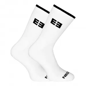 3PACK ponožky Nedeto športové vysoké bielé (3NOB3) M