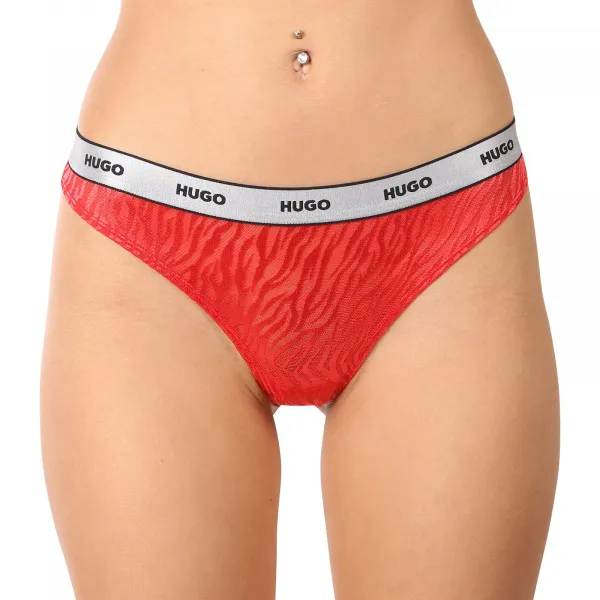 3PACK dámske tangá HUGO viacferbná (50527213 962) M