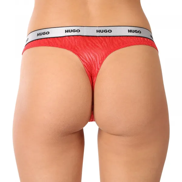 3PACK dámske tangá HUGO viacferbná (50527213 962) M