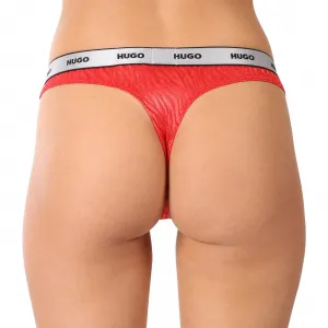 3PACK dámske tangá HUGO viacferbná (50527213 962) M