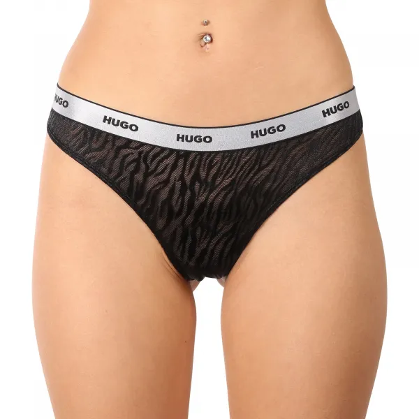 3PACK dámske tangá HUGO viacferbná (50527213 962) M