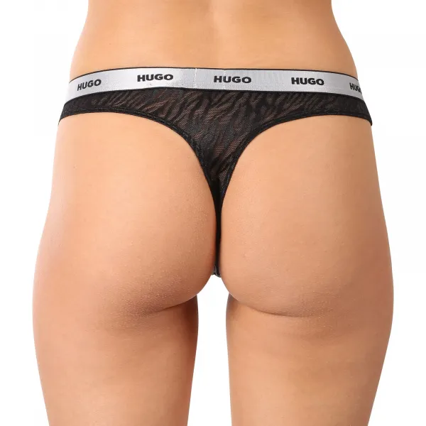 3PACK dámske tangá HUGO viacferbná (50527213 962) M