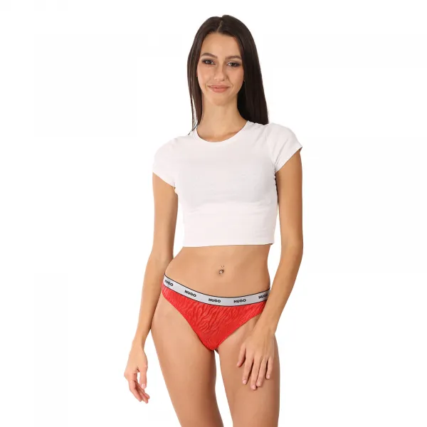 3PACK dámske tangá HUGO viacferbná (50527213 962) M
