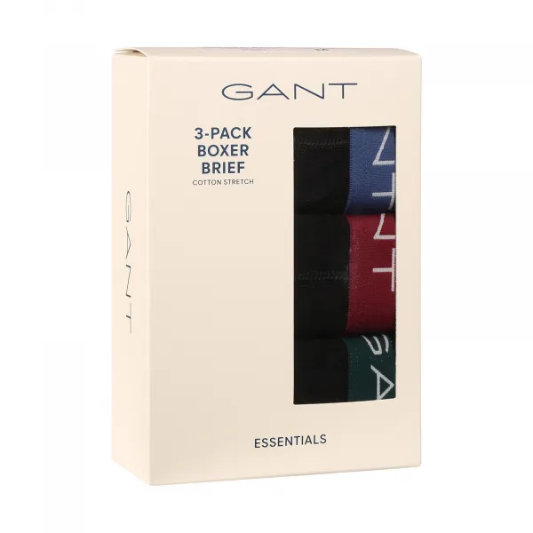 3PACK pánske boxerky Gant čierné (902433004-005) M, trenky