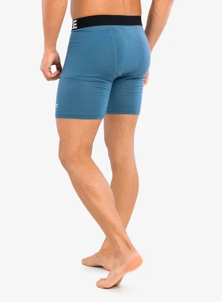 Boxerky Mons Royale Hold 'em Boxer - blue slate
