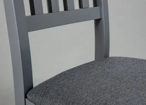 Jedálenská stolička (2 kusy) weston - šedá
