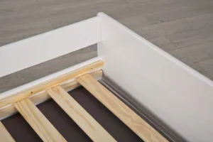 Výsuvná posteľ LOTAR biela 90x200 cm