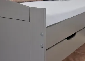 Posteľ z masívu 90x200cm s prístelkou a úložným priestorom janett -