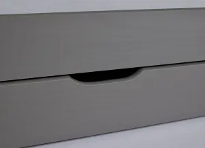 Posteľ z masívu 90x200cm s prístelkou a úložným priestorom janett -