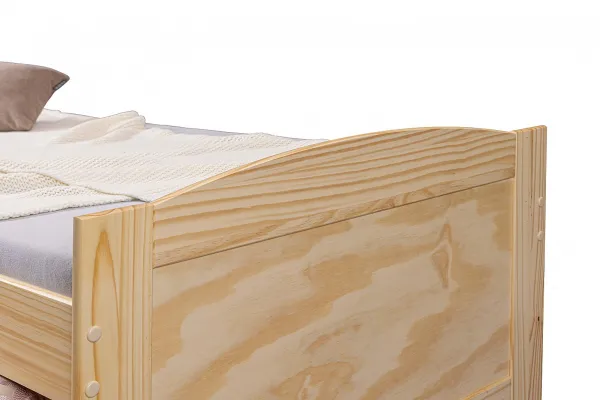 Posteľ z masívu 90x200cm s prístelkou a úložným priestorom janett -