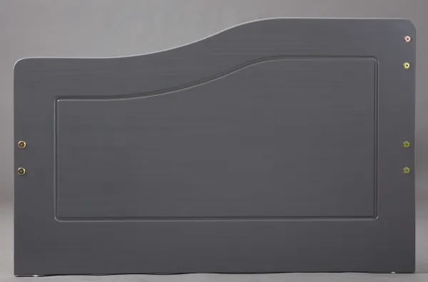 Válenda z masívu 90x200cm s prístelkou tulip - šedá