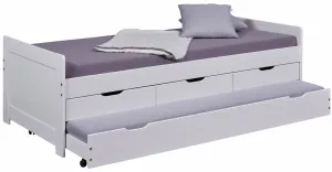 Posteľ z masívu 90x200cm s prístelkou a úložným priestorom baekho -