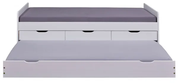 Posteľ z masívu 90x200cm s prístelkou a úložným priestorom baekho -