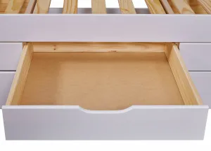 Posteľ z masívu 90x200cm s prístelkou a úložným priestorom baekho -