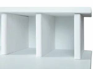 Študentský písací stôl z masívu hilary - biela