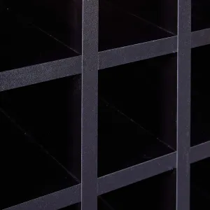 Vinotéka silpa - čierna/dub artisan