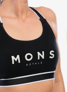 Športová podprsenka Mons Royale Stella X-Back Bra - black
