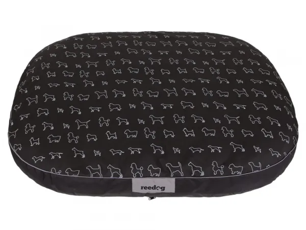 Reedog Matrac Round Black Dog