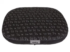 Reedog Matrac Round Black Dog