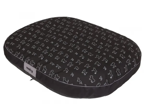 Reedog Matrac Round Black Dog