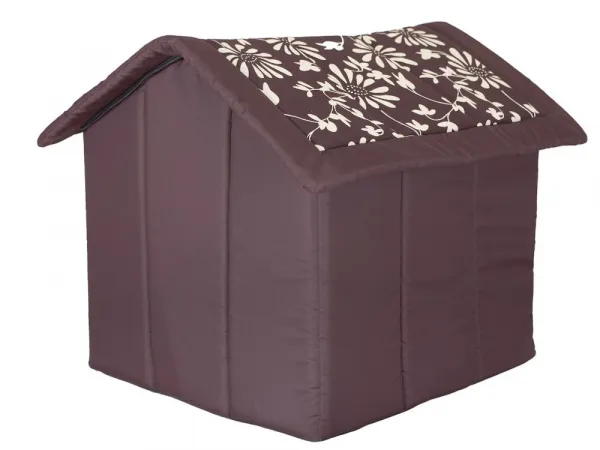 Domček pre psa Reedog Brown Flower